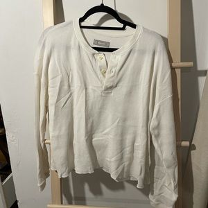 Everlane Thermal Long Sleeved Shirt